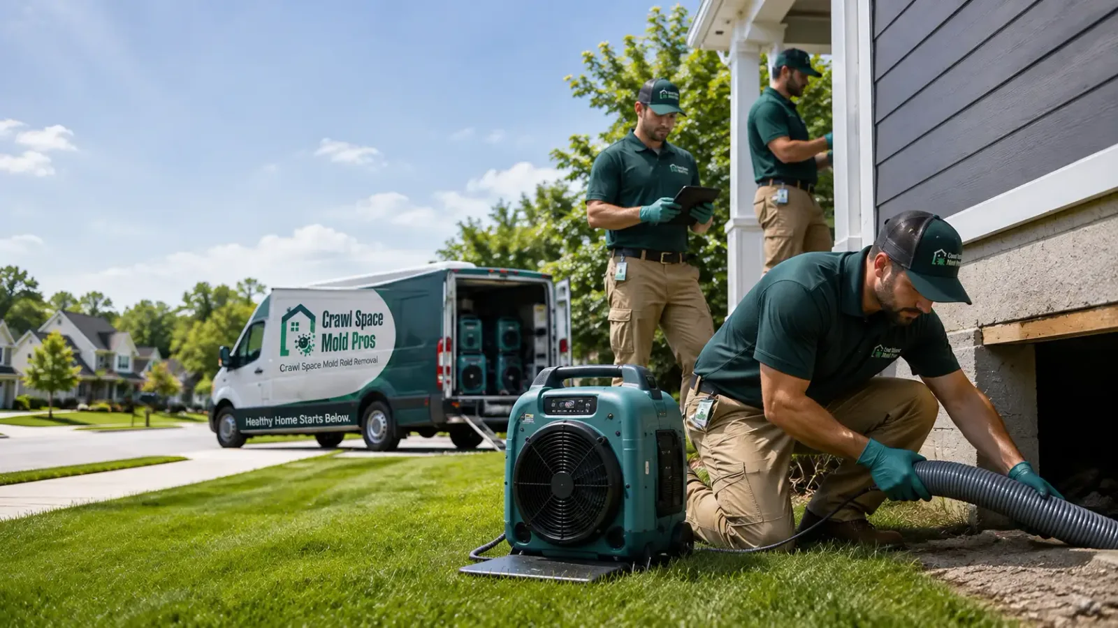 Crawl Space Mold Removal in Leroy, MI